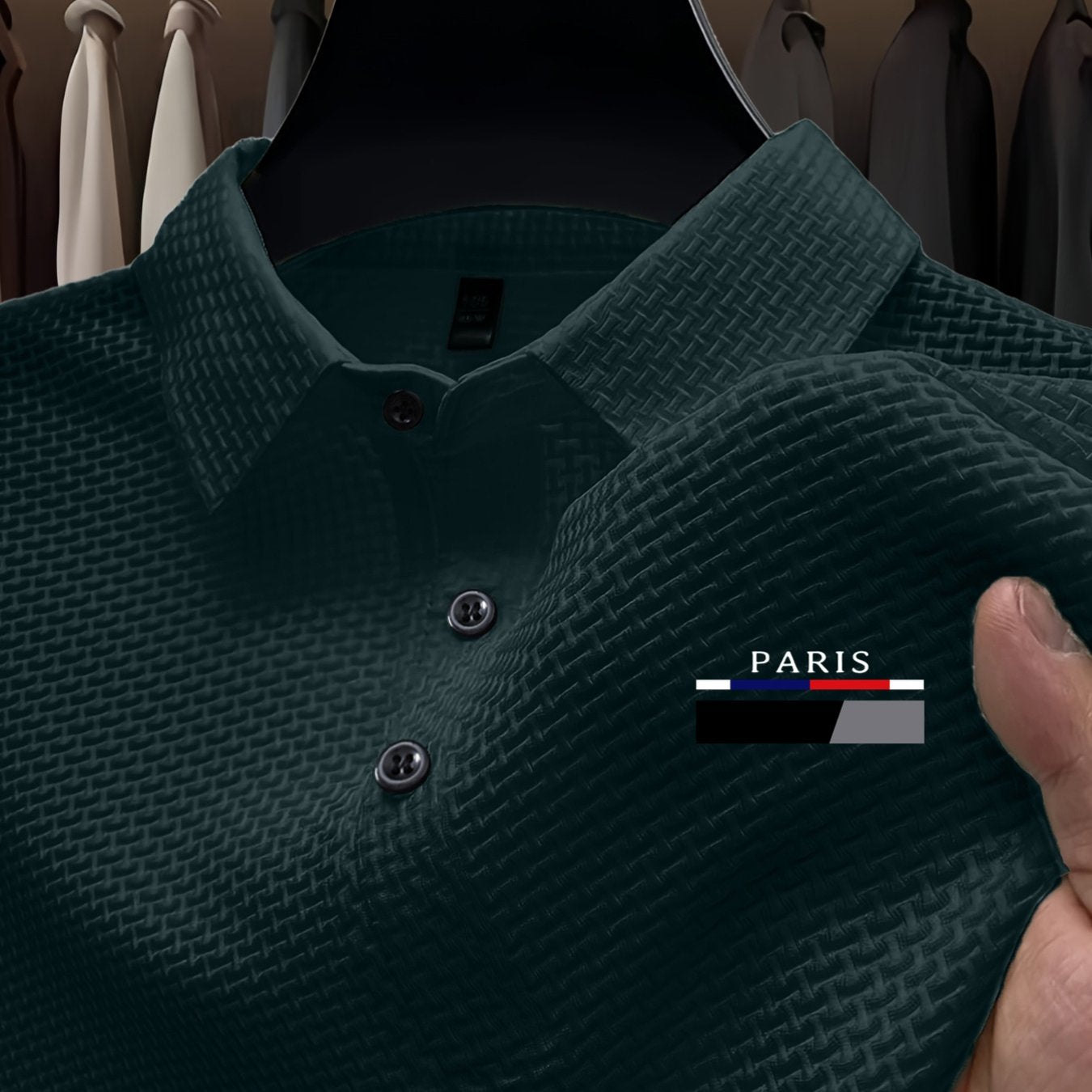 New Arrival of Plus-Size Men'S Polo Shirts, Featuring Short Sleeves And Classic Details Like a Collar And Buttons, Perfect for Casual Everyday Wear - ayq