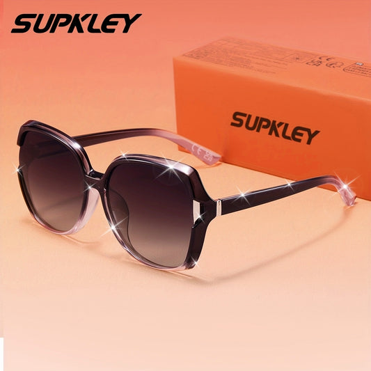 Women's Polarized Oval Sunglasses with TAC UV400 Lenses