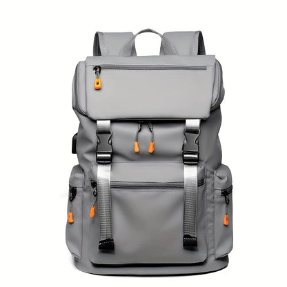 Men's Professional Backpack - Large Capacity Laptop Backpack with 39.62cm Sleeve, Business Computer Bag, Heavy-Duty Zipper Closure, Adjustable Padded Shoulder Straps - Lightweight Work Backpack for Office, College, Travel - E