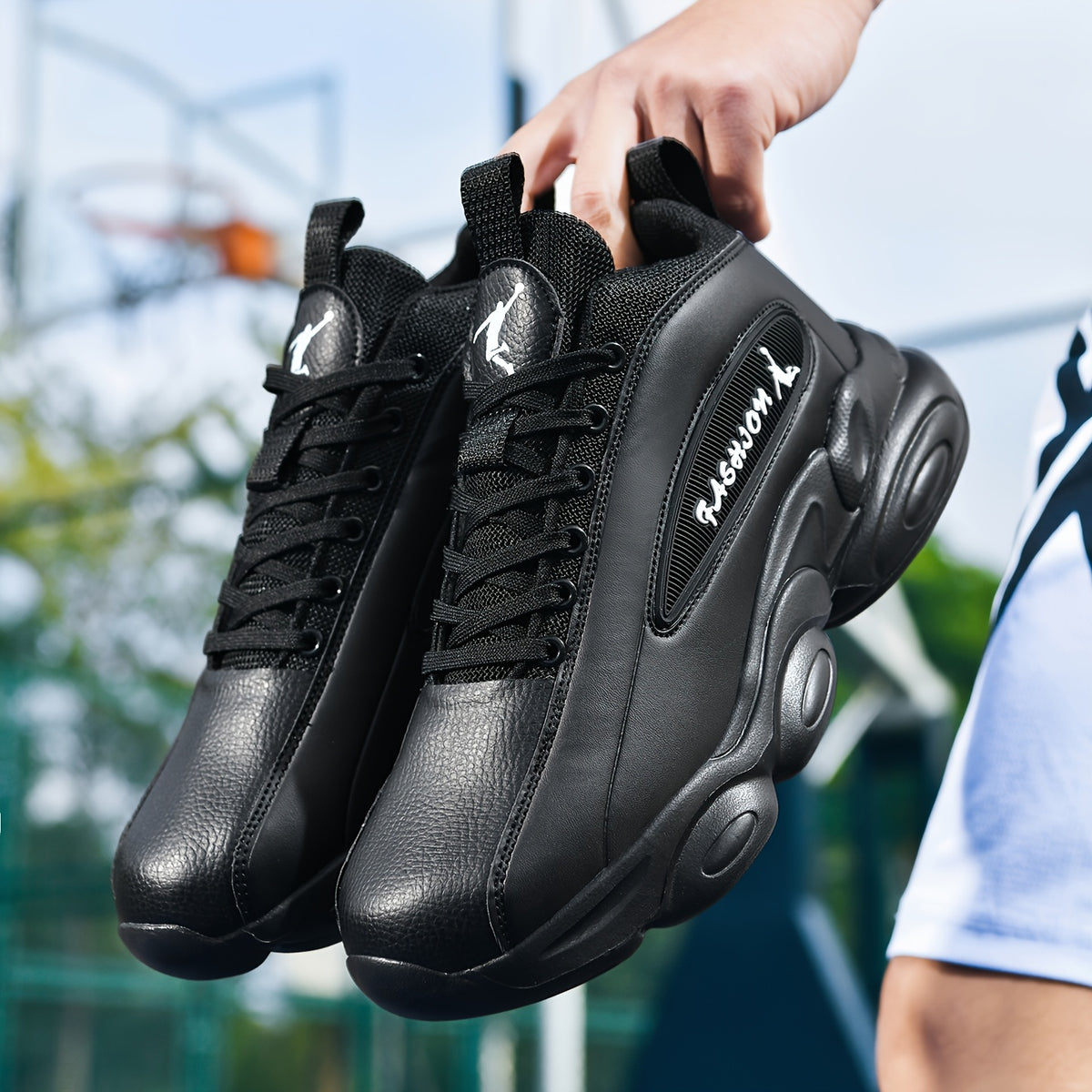 Men's Lightweight High-Top Sneakers for Casual & Sports Wear