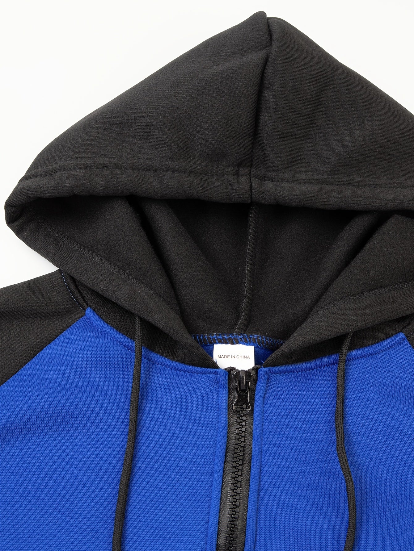 Men's Colorblock Hooded Jacket For Sports Outdoor, Stylish Leisure Outwear