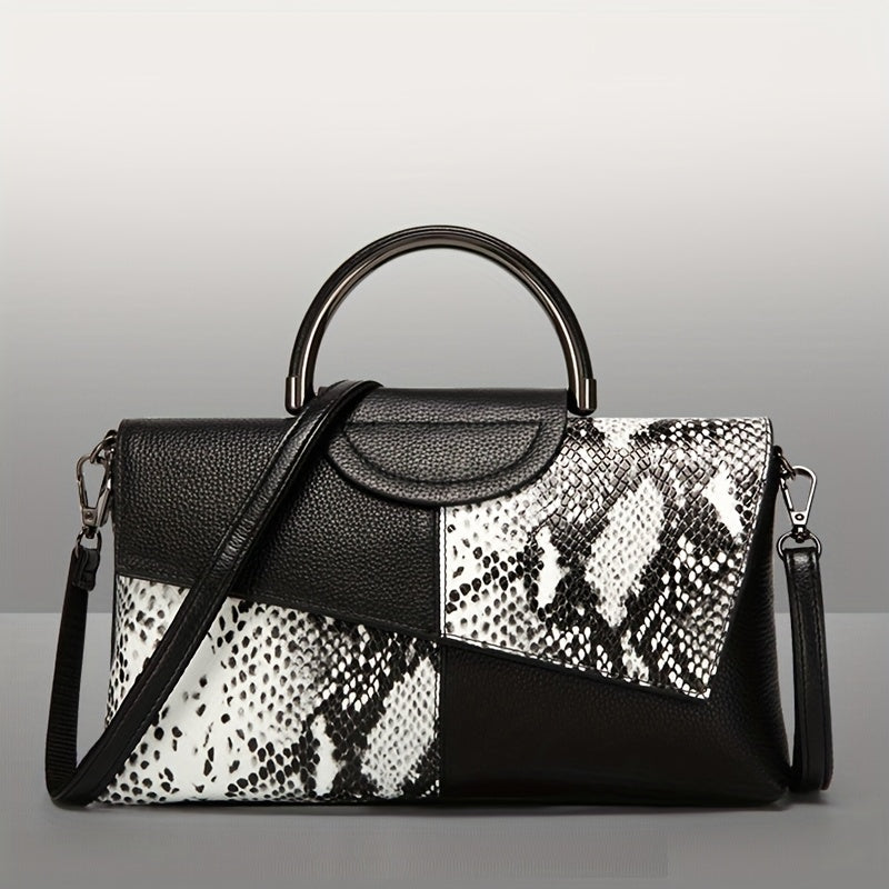 European And Women'S Crocodile Pattern Faux Leather Clutch, Elegant Evening Handbag, Shoulder Bag for Women