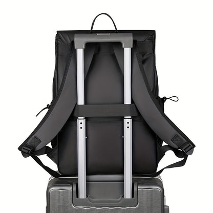 Business Travel Backpack   Men'S Stylish Black  Gray-Green Large-Capacity Backpack with Dry Wet Separation   Perfect for Business Trips, Gym, Swim  Short Stays   Durable Commuter Backpack for Work, School, and Travel   60-I