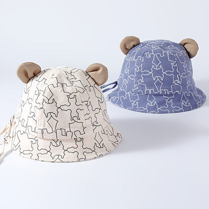 Baby Bucket Hat for 6-36 Months, Lightweight Sun Protection