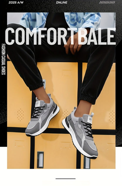 Men's Sneakers Running Shoes, Sporty Trendy Skate Shoes, Versatile Casual Loafers, Sailing Shoes, Flat Sole Skate Shoes, Green and Blue, for Spring, Autumn, Summer, All Seasons, Streetwear, Outdoor, Daily Wear, Hiking, Color- - ayq