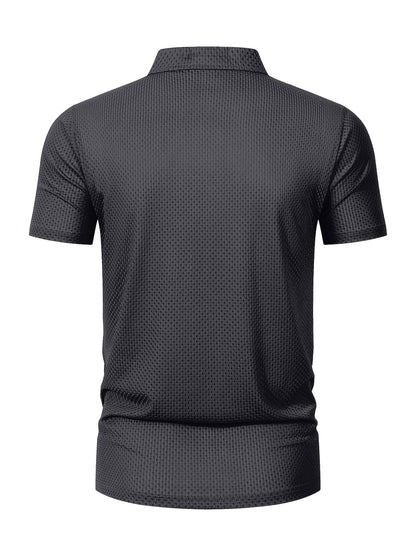New Arrival of Plus-Size Men'S Polo Shirts, Featuring Short Sleeves And Classic Details Like a Collar And Buttons, Perfect for Casual Everyday Wear - ayq