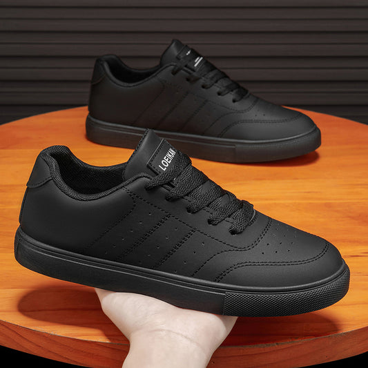 LOEIKAN New Arrival Men's Large Size Designer Casual Shoes Fashion Thick Sole Outdoor Hiking Sneakers Classic Black White Skate Shoes Comfortable Trendy Footwear Perfect Gifts for Men Him Free Shipping - ayq