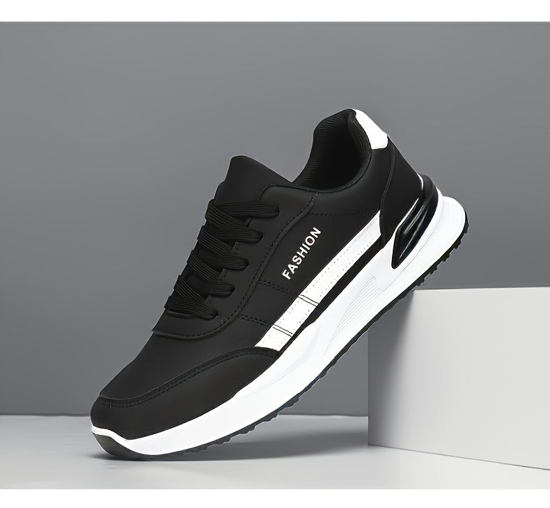 Men's Road Running Shoes, Large Size Men's Outdoor Hiking Shoes, Lace-up Walking Shoes, Training Shoes, Low-top Running Shoes, Trendy Skate Shoes, Student Casual Sneakers for Spring, Summer, Autumn, and All Seasons