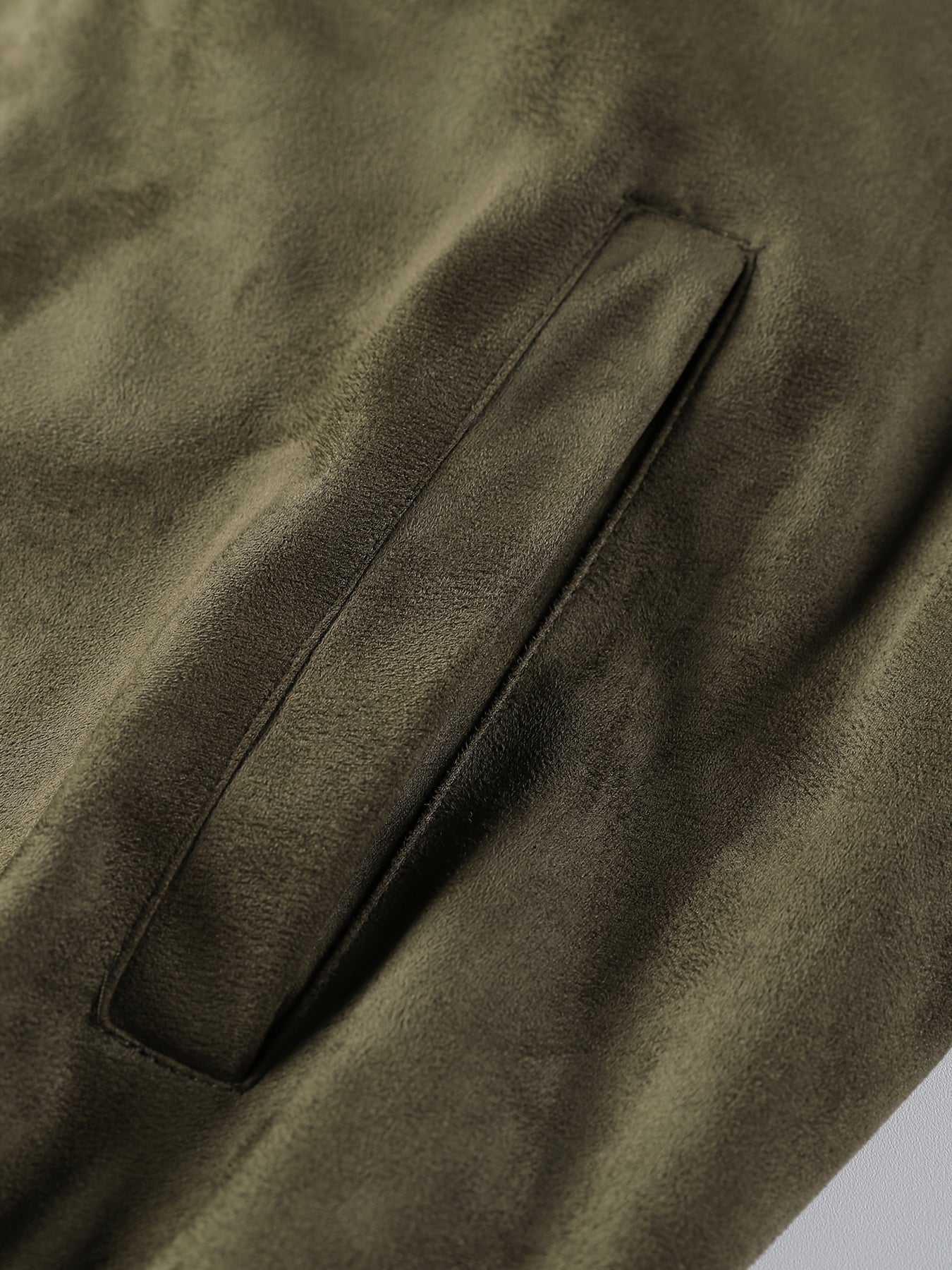 Men's Oversized Solid Color Lapel Jacket for Spring & Fall