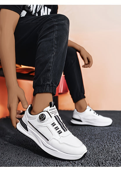 Men'S Large Size sneakers | Versatile Low-Top Running and Cross-Training Shoes, Casual and Preppy Style, Faux Upper, PVC Sole, All-Season Comfort - ayq