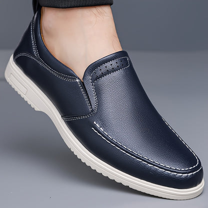 Men's All-Season Casual Flat Shoes - Slip-On Oxford & Derby Style