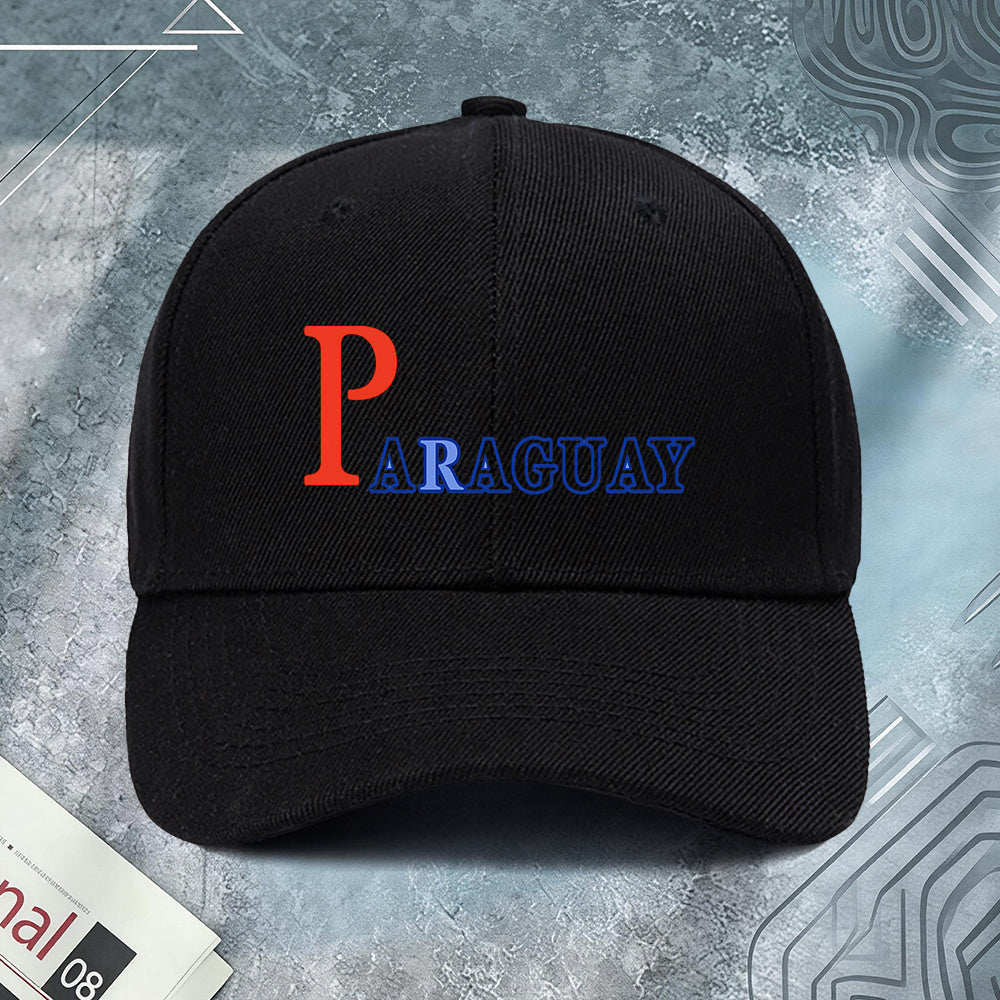 Unisex Paraguay Print Lightweight Adjustable Baseball Cap