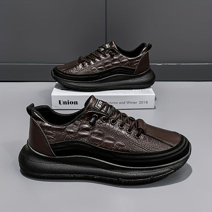 [sneakers] 2025 Men'S New Spring And Autumn Fashion Versatile Soft-Soled Casual Shoes Trendy Outdoor Sports Skate Shoes - ayq