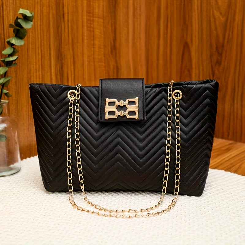 New Stylish And Minimalist Shoulder Bag, Crossbody Bag with a High-Quality Feel, Cute College Style, Versatile for Everyday Commuting And As a Makeup Bag