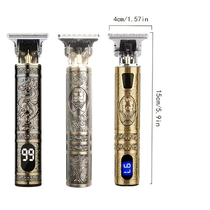 YAIAWISU Men's -Like Electric Hair Clipper & Beard Trimmer - USB- Operation, T-Shaped Blade with 4 Adjustable Speeds (Limited Combs), Self-Cleaning Design, Lithium-Free -Free Technology, All-in-One Hair Cutting