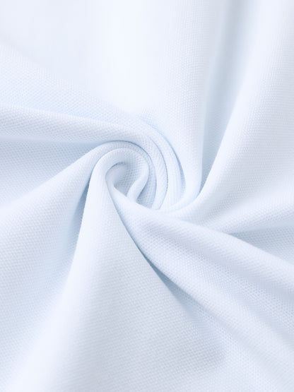 Men'S Short-Sleeve Polo Shirt with 95% And Embroidered Design - ayq