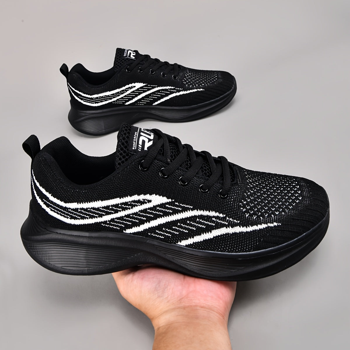 Men'S Casual Sports Running Trendy Shoes with a Stylish Design - ayq