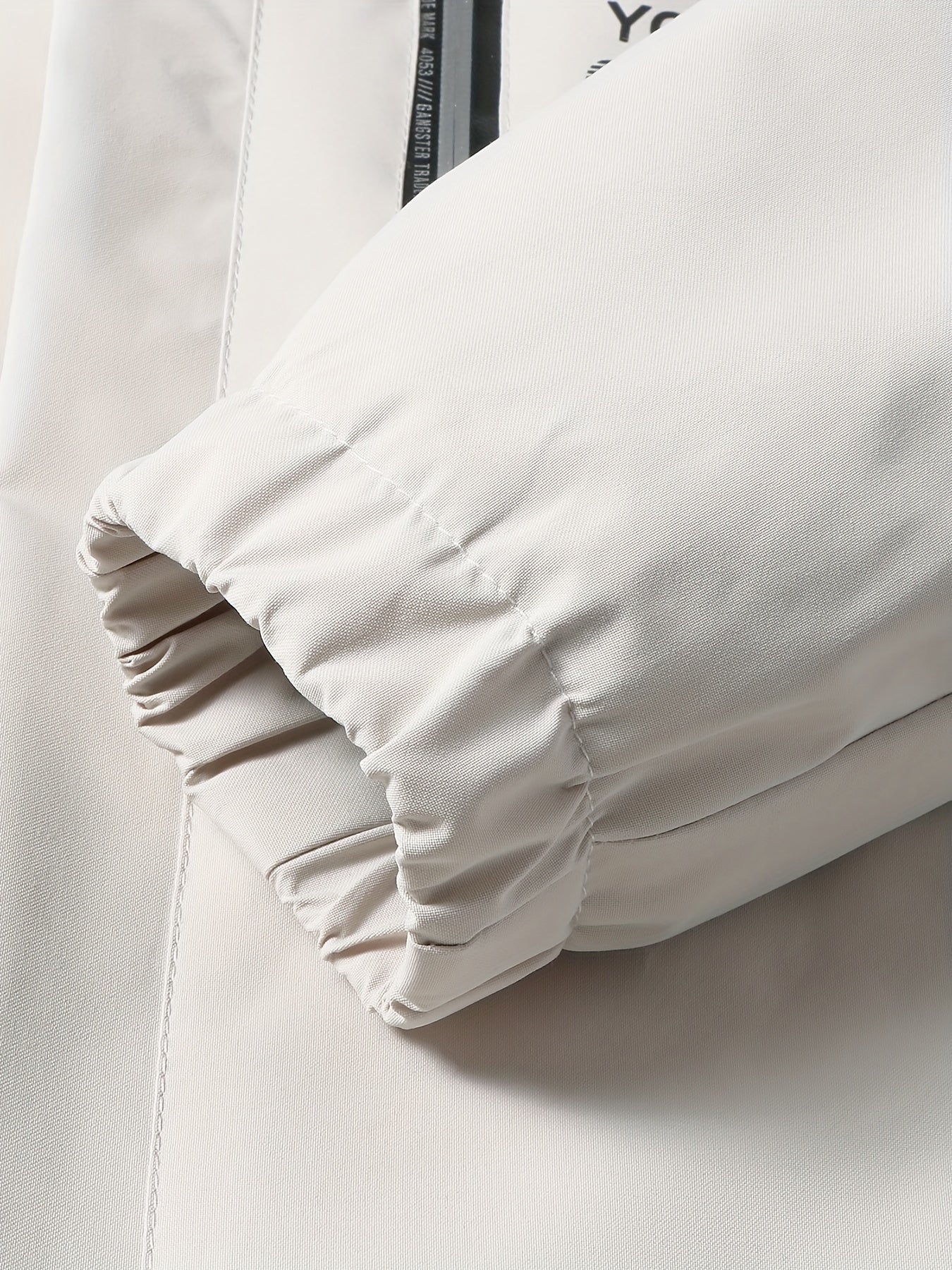 Men'S Stylish Black Hooded Windbreaker Jacket with Zipper Pockets - Casual, Loose Fit, Long Sleeve, Polyester Lining, Perfect for Spring and Fall, Casual Wear Jacket|Hooded Jacket|Zippered Jacke