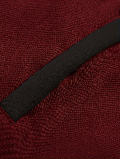 Men's 'BROOKLYN' Pattern Color Blocking Hooded Jacket, Casual Preppy Style Coat For Spring And Autumn Outdoors As Gift