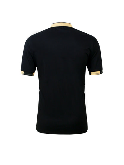 Classic BQSS Print Men'S Polo Shirt | Simple and Fashionable, High-end Fabric, Suitable for Daily Leisure and Fitness, Summer Season, Short Sleeve, Regular Fit - ayq