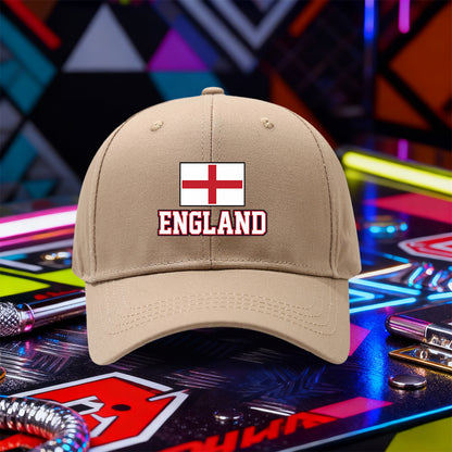 Lightweight England Flag Baseball Cap for Men & Women
