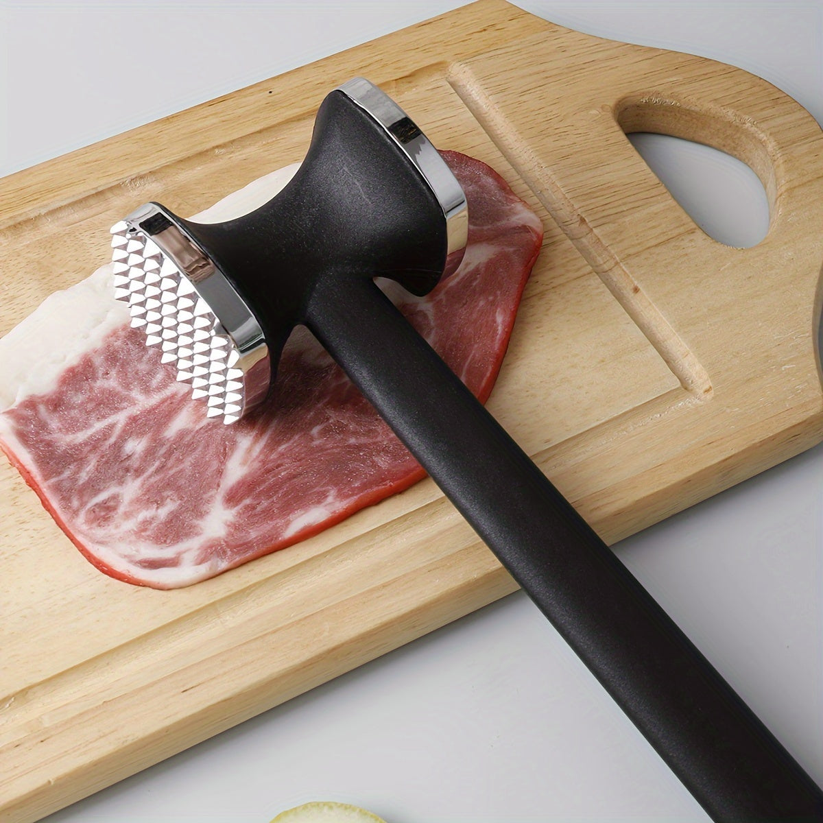 1pc, Meat Hammer, Zinc Alloy Meat Mallet, Metal Meat Pounder, Household, Meat Tenderizer, Meat Tenderizer Hammer, Meat Tenderizer Tool, Knocking Meat Hammer, Kitchen Stuff, Kitchen Gadgets Kitchen Accessories
