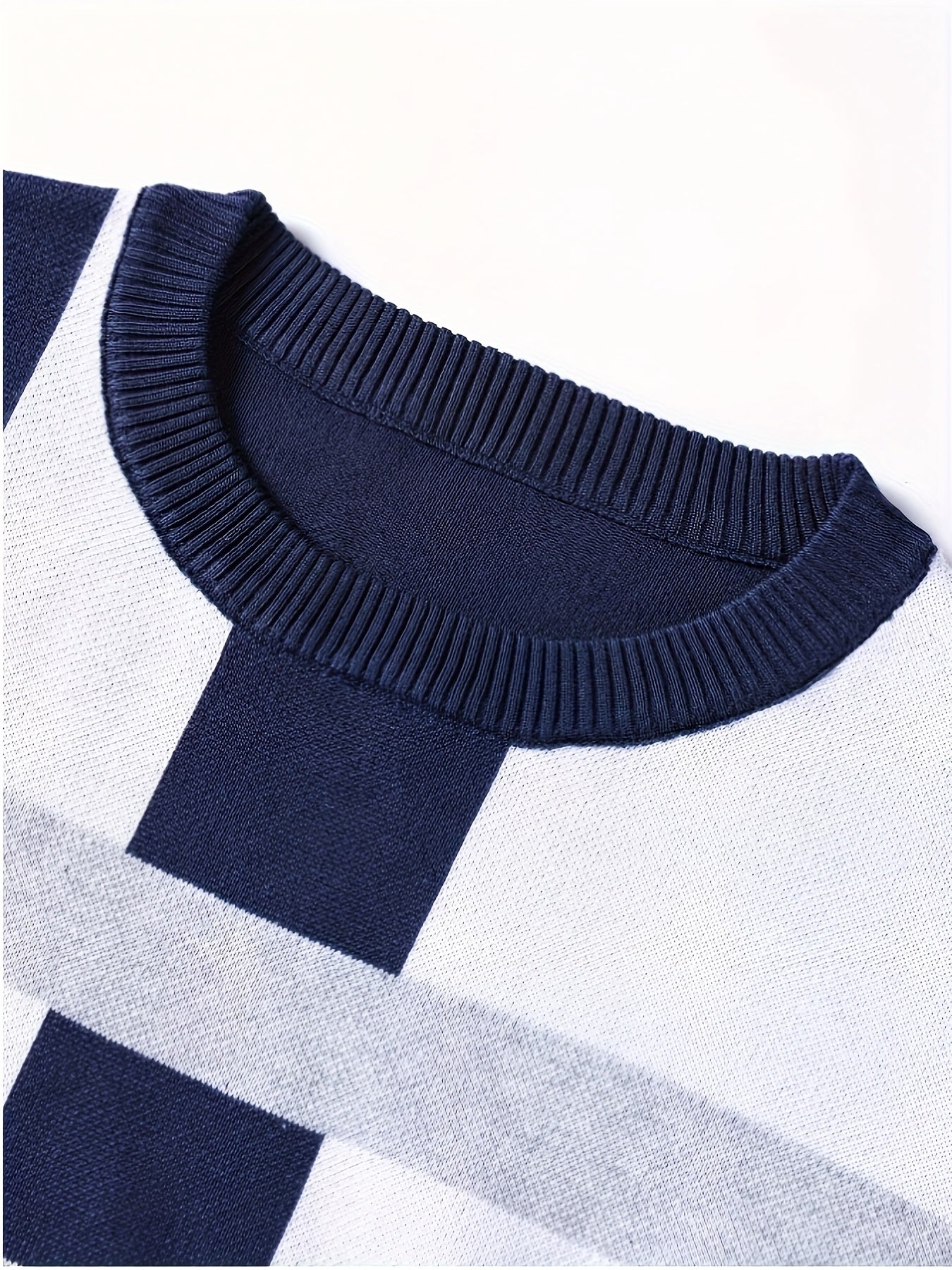 New Cross-Border Autumn And Winter Men'S Stylish Jacquard Sweater, Casual Pullover