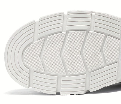 Men'S Winter High-Top Boots - Thick Warm Lace-Up Ankle Boots with Rubber Sole, Non-Slip Traction, Brown/ Color Options - Cold Weather Shoes for Everyday & Formal, Winter Boots, Formal Footwear, Retro Style, Durable Constructi