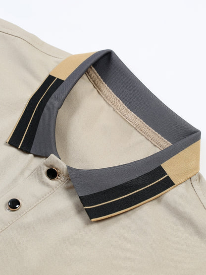 Classic BQSS Print Men'S Polo Shirt | Simple and Fashionable, High-end Fabric, Suitable for Daily Leisure and Fitness, Summer Season, Short Sleeve, Regular Fit - ayq