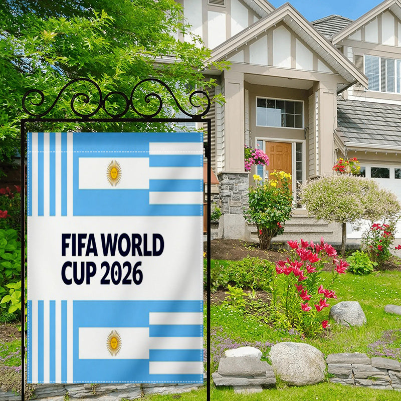2026 World Cup FIFA Garden Flag with Argentina Design