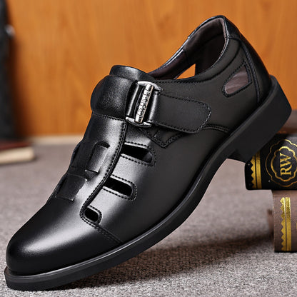 Men's Breathable Business Casual Loafers with Anti-Slip Sole