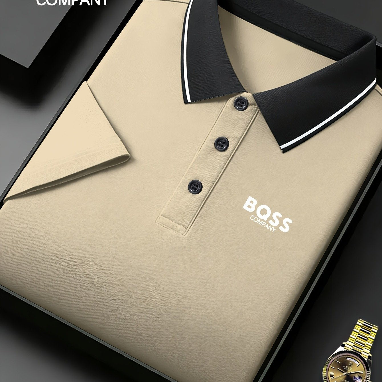 S8 Men'S Quick-Dry Polo Shirt | 4518 Stylish BQSS Design, Airy And Comfortable for Workouts, Casual Wear, And Trendy Lightweight And Sturdy Top with Short Sleeves And Button Features - ayq