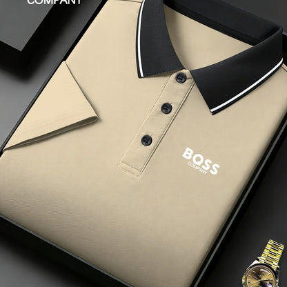 S8 Men'S Quick-Dry Polo Shirt | 4518 Stylish BQSS Design, Airy And Comfortable for Workouts, Casual Wear, And Trendy Lightweight And Sturdy Top with Short Sleeves And Button Features - ayq