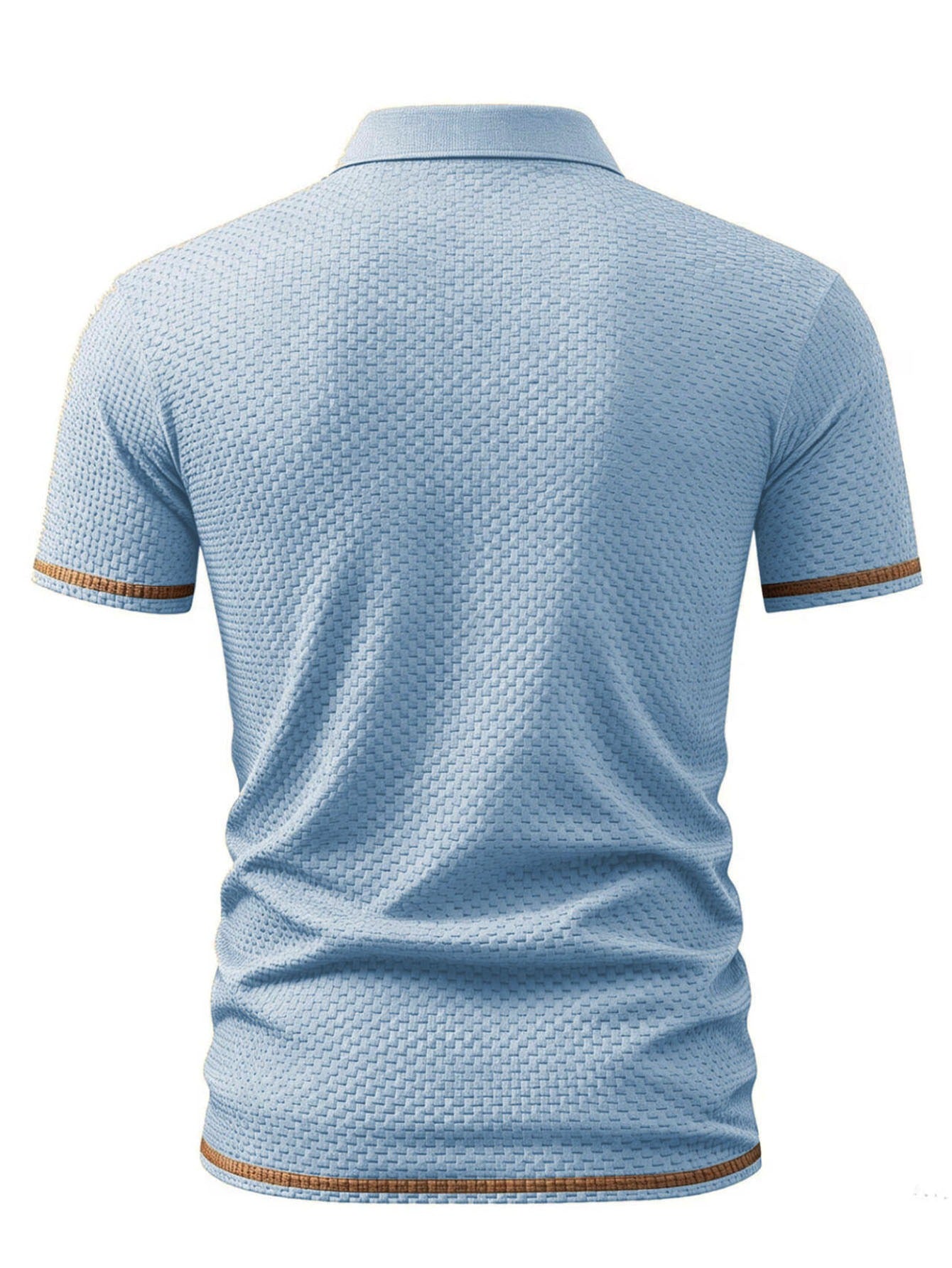 Boys' Summer Polo Shirt Breathable Knit Lapel Casual Top