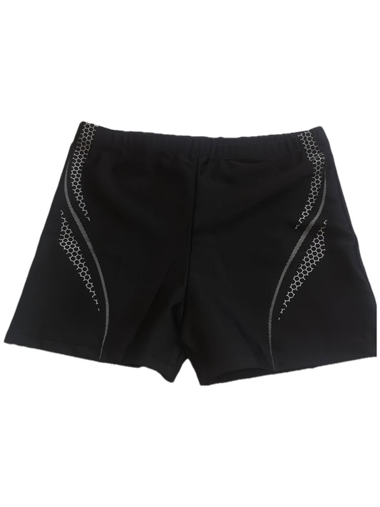 Men's Slim Fit Sports Swim Trunks with Adjustable Drawstring