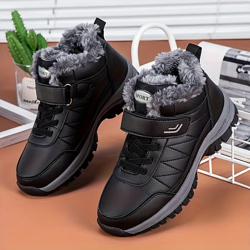 Winter Men Boots Women High Quality Warm Snow Boots for Man Non-slip Hiking Shoes Men Sneaker 2023 Comfortable Couple Shoes for Women