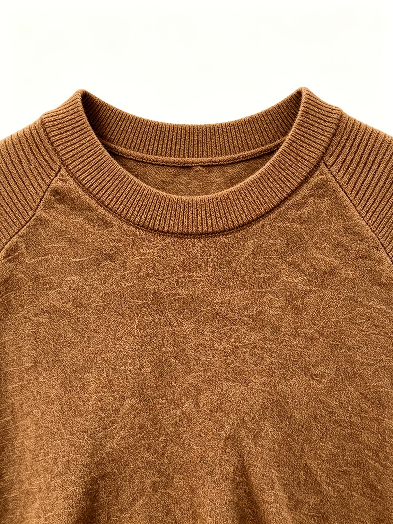 Men's Casual Summer Raglan Sleeve Knit Sweater, Lightweight Polyester