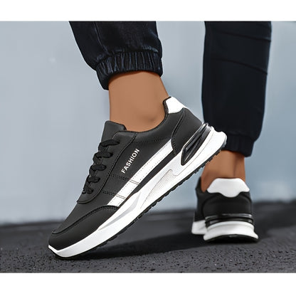 Men's Road Running Shoes, Large Size Men's Outdoor Hiking Shoes, Lace-up Walking Shoes, Training Shoes, Low-top Running Shoes, Trendy Skate Shoes, Student Casual Sneakers for Spring, Summer, Autumn, and All Seasons