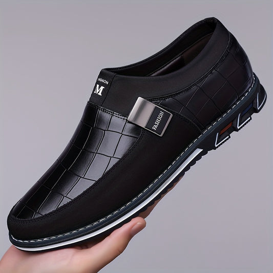 Men's Casual Slip-On Business Loafers with Anti-Slip Sole