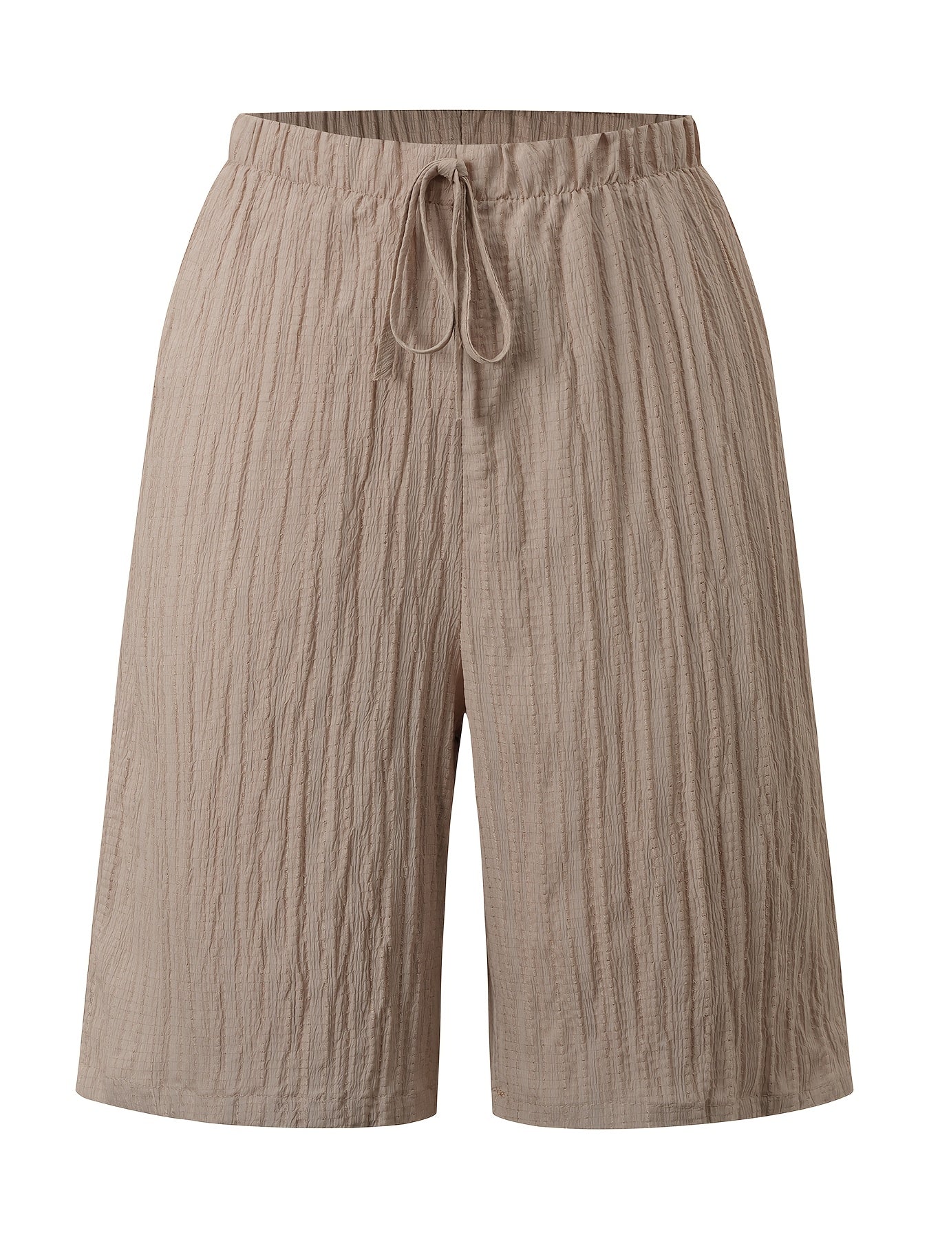 Women's Casual Solid Color Lightweight Summer Shorts Set