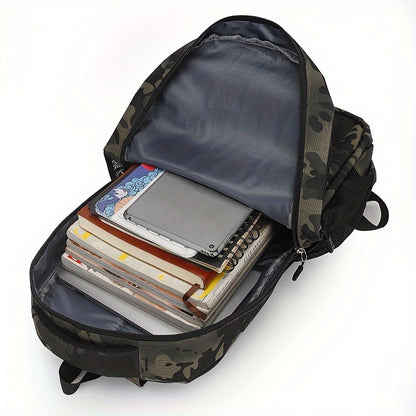 Sleek Urban, Men's Versatile Backpack for Travel, Camping  Cycling - Large Capacity, Business Laptop Compartment, Durable Nylon