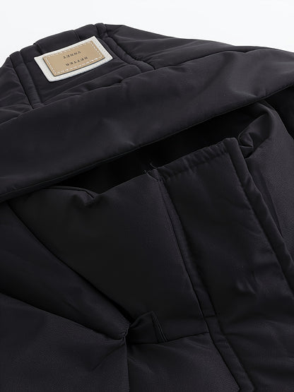 European and American winter thick jacket, new knee length jacket, loose fitting jacket for women