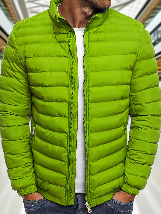 Men's Casual Zipper Hoodie Jacket with Detachable Hood
