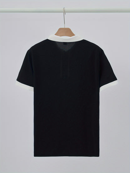 Men's Casual Two-Piece Set - Stretch Comfort Fabric - Suitable for Spring/Autumn Seasons - ayq