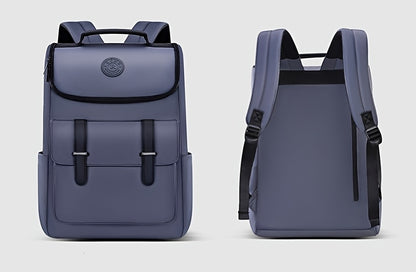 Men'S Large Capacity Laptop Backpack - Soft Shell, Durable  Easy to Clean, Multi-Functional Casual Business Travel Bag with Zipper Closure, Hand Washable, Commute Essentials   Casual Style   Zippered Closure