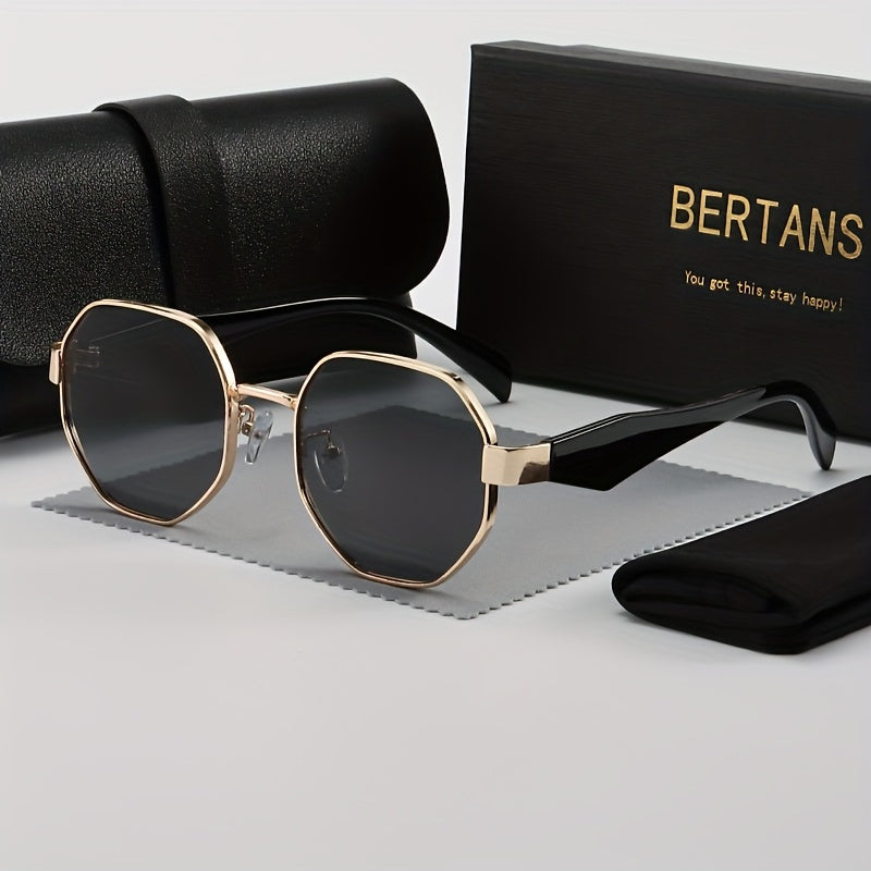 BERTANS Unisex Casual UV400 Full Rim Sunglasses Set
