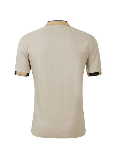 Classic BQSS Print Men'S Polo Shirt | Simple and Fashionable, High-end Fabric, Suitable for Daily Leisure and Fitness, Summer Season, Short Sleeve, Regular Fit - ayq