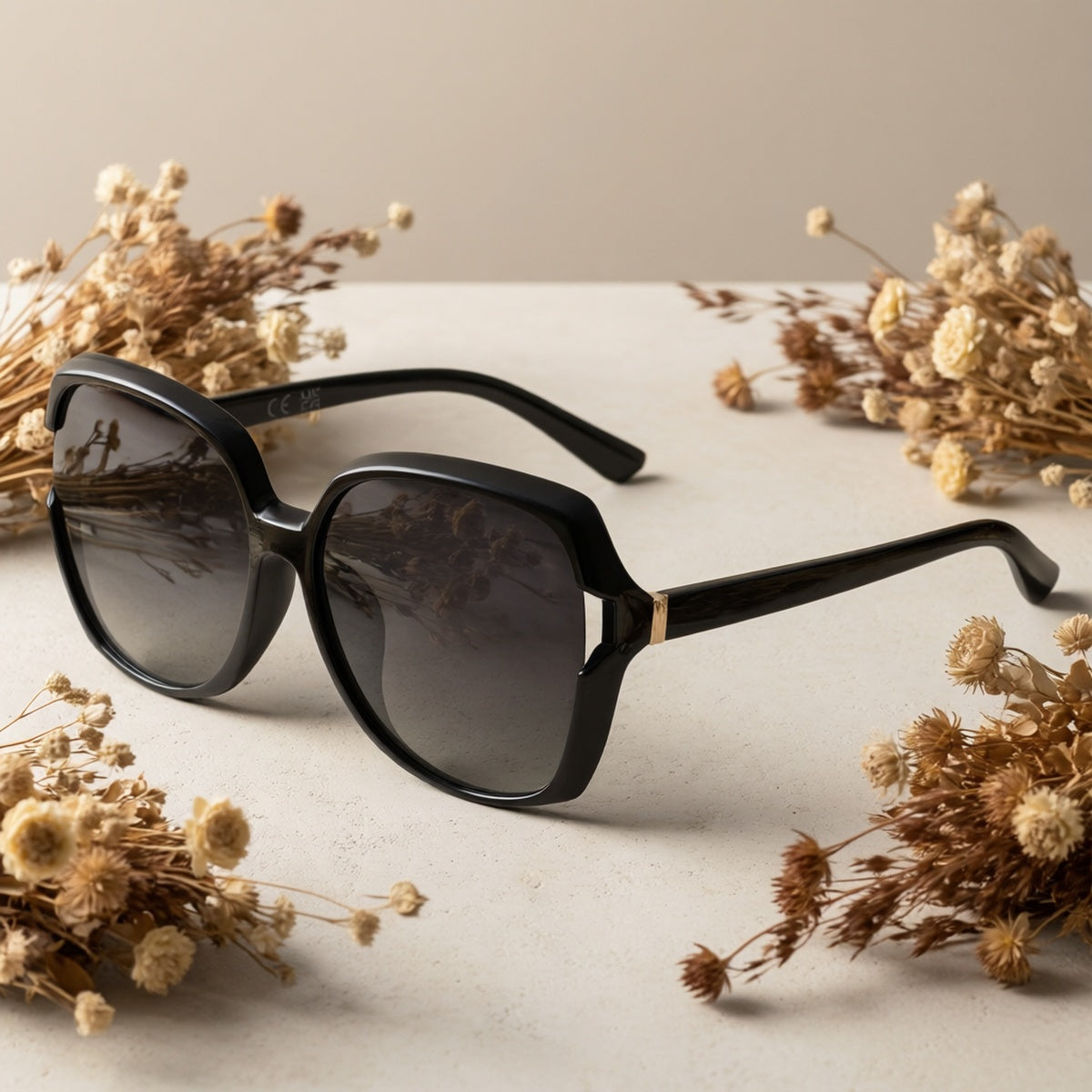 Women's Polarized Oval Sunglasses with TAC UV400 Lenses