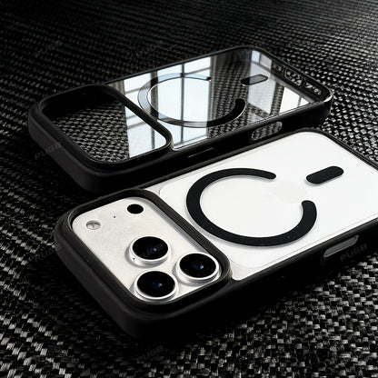 Clear Magnetic Wireless Charging Phone Case for iPhone 18 Pro Max