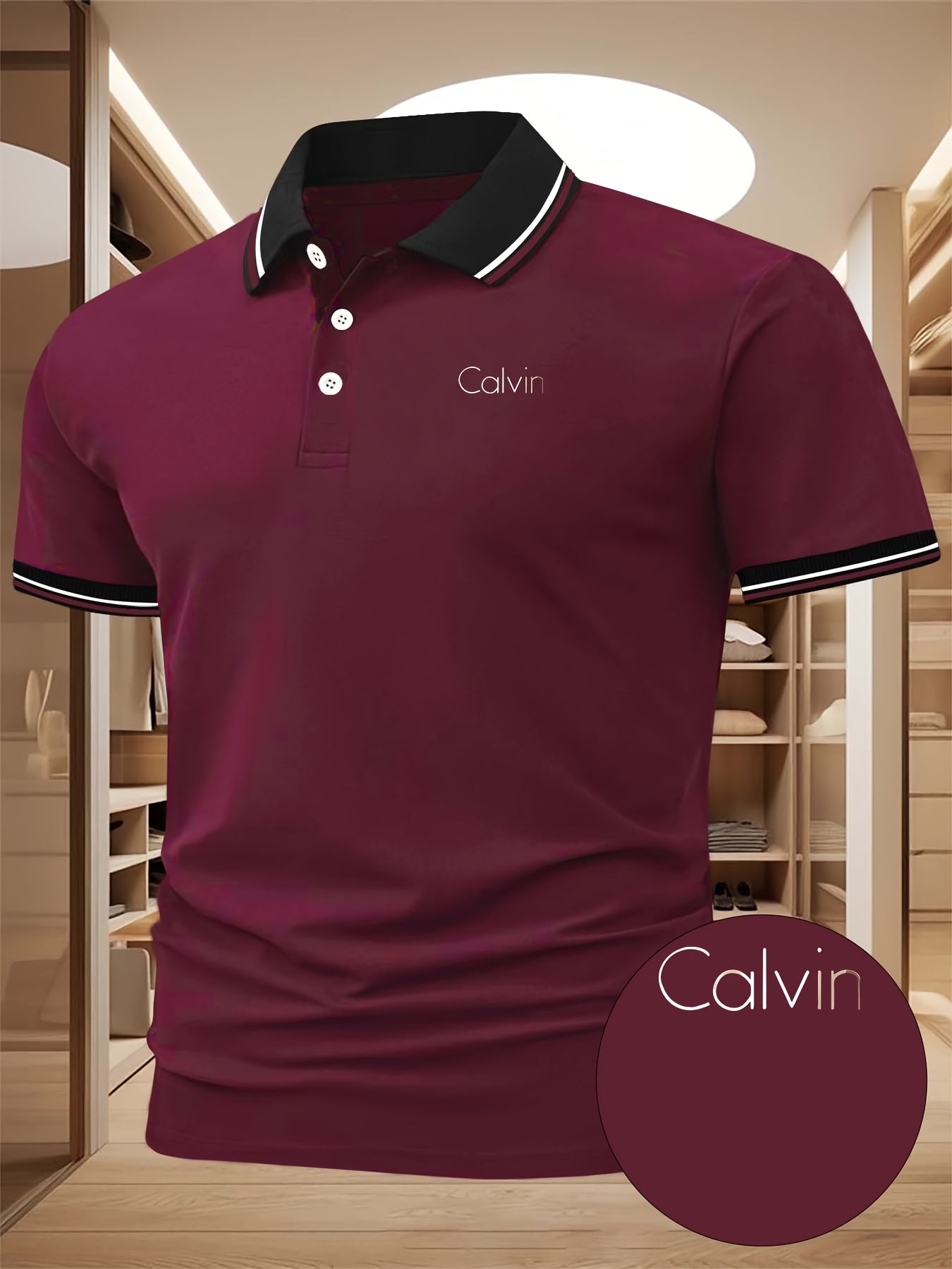 Men'S Polo Shirt with Golf Graphics, Featuring a Comfortable And Stylish Design for Summer. This Short-Sleeve Polo Is Perfect for Casual Wear, Available in Dark Blue And Black, with Printed Letters - ayq